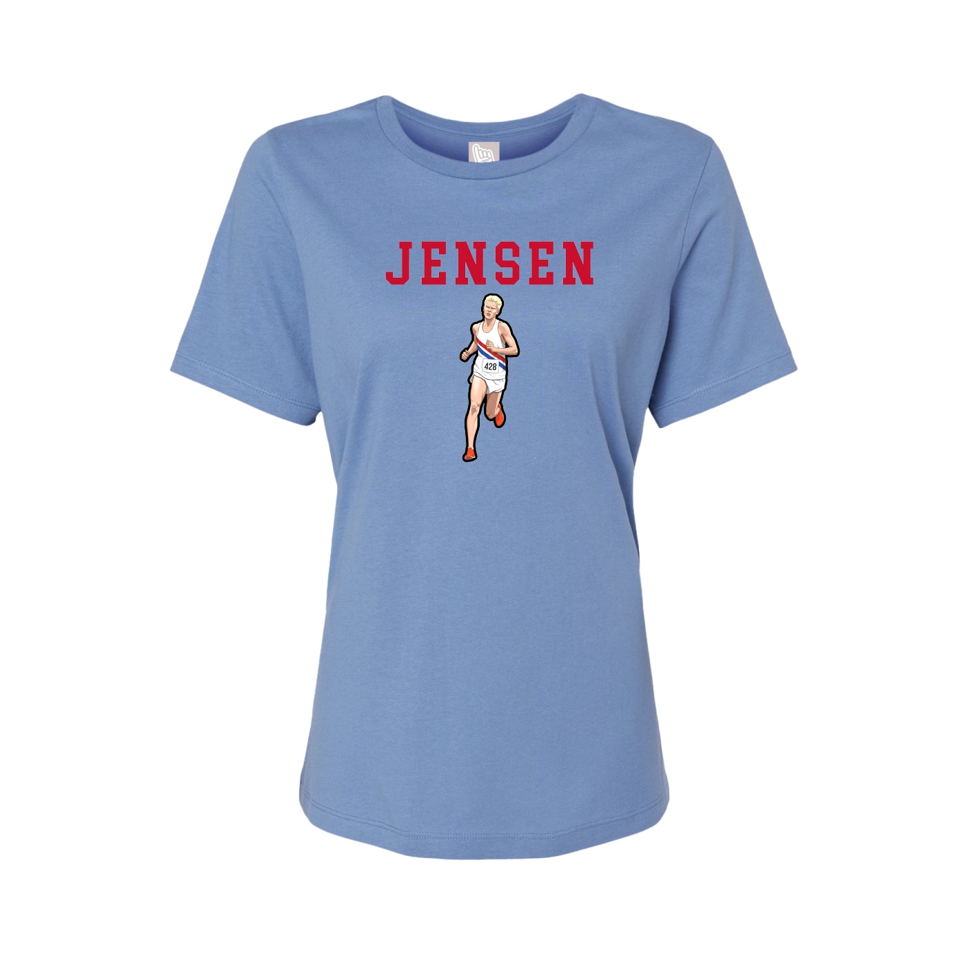 Fitted Women's Tee — Shirsey in Powder Blue
