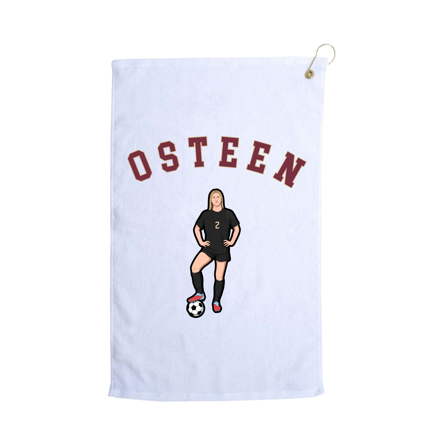 Golf Towel — Shirsey Arch in White