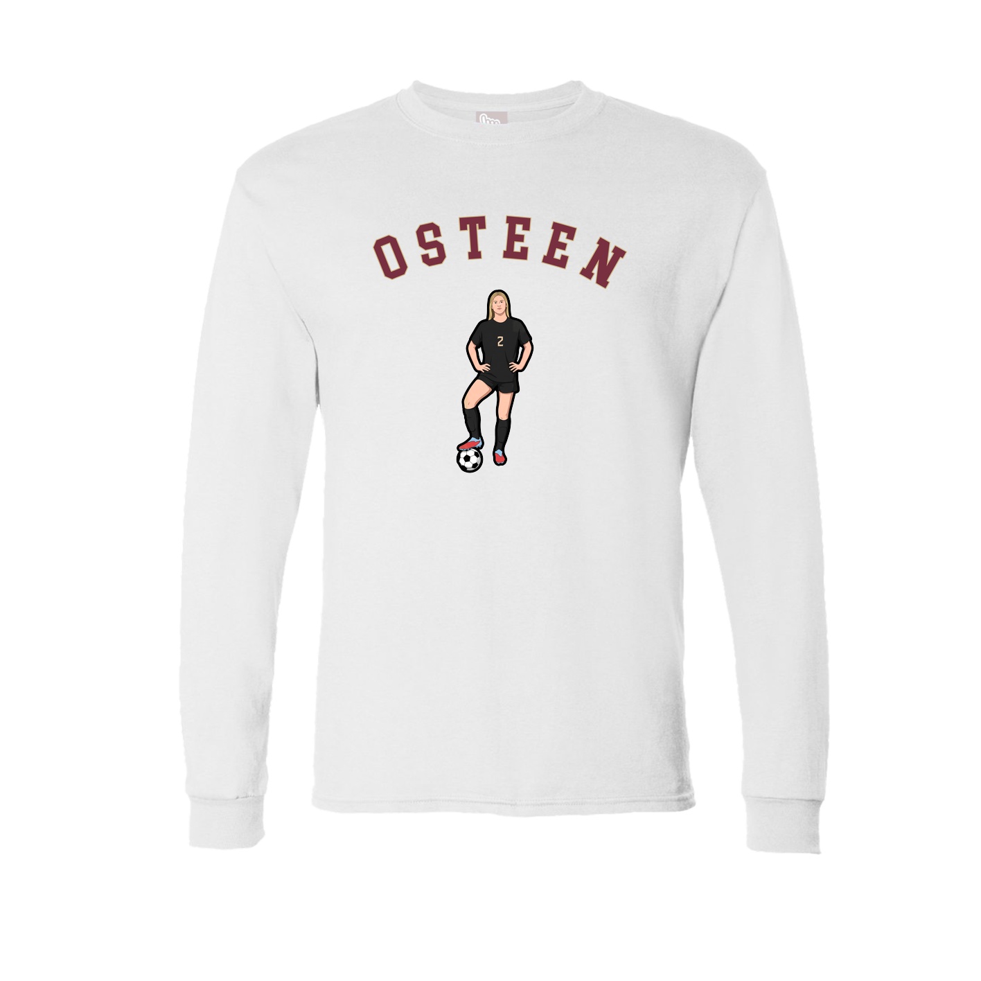 Long Sleeve Tee — Shirsey Arch in White