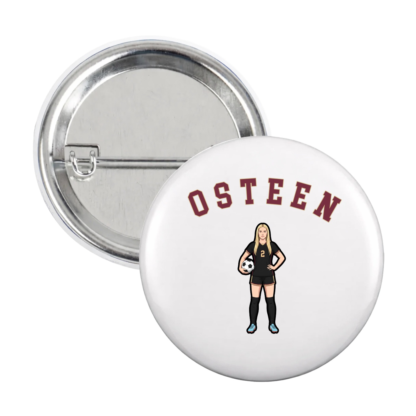 Game Day Button — Shirsey Arch in White