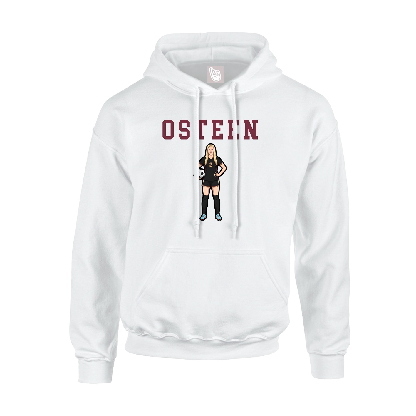 Youth Hoodie — Shirsey in White