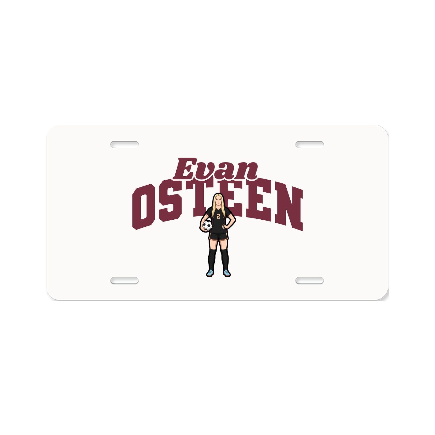 License Plate — Signature Arch in Classic