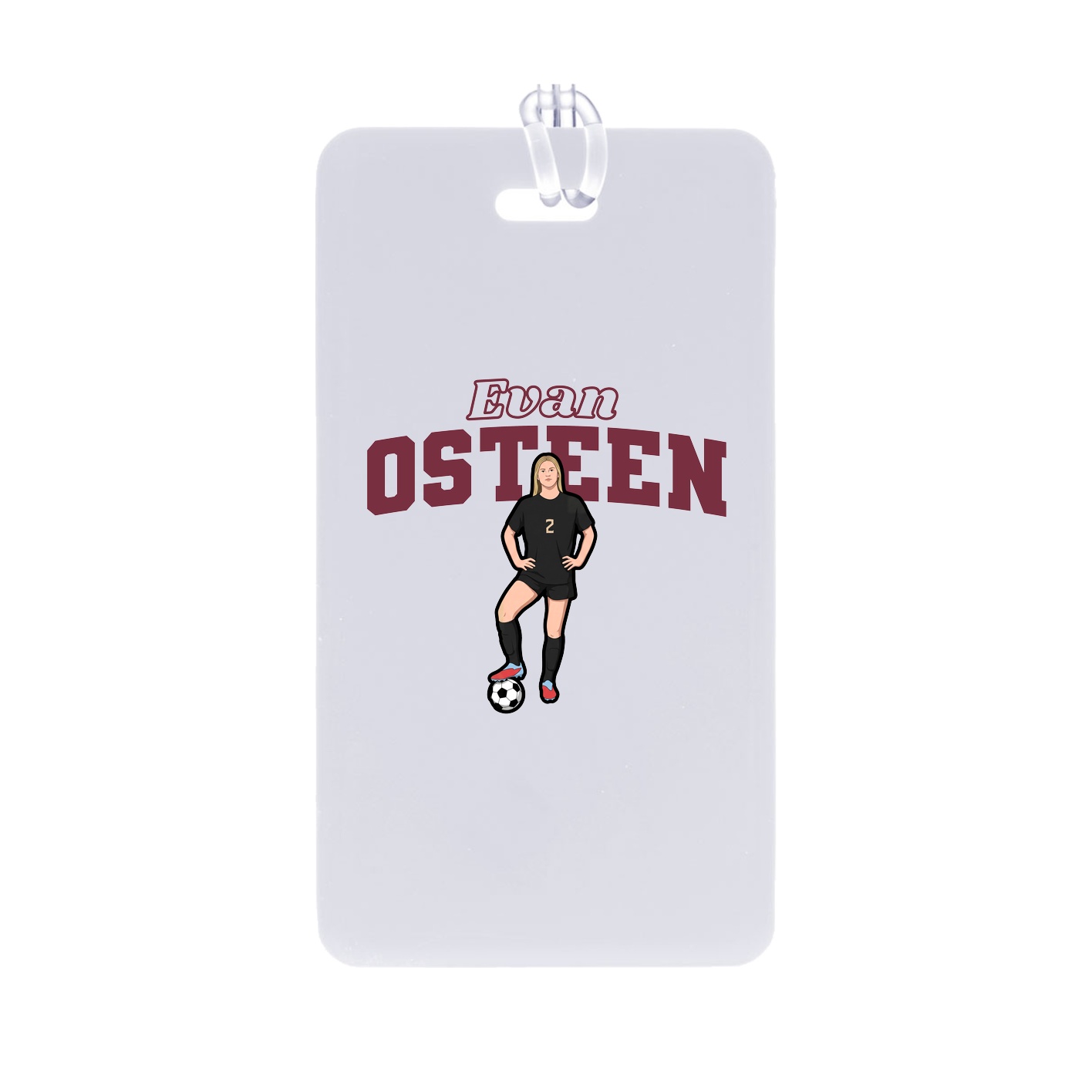 Bag Tag — Name Arch in Classic