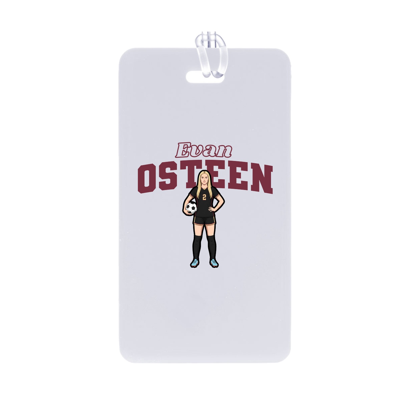 Bag Tag — Name Arch in Classic