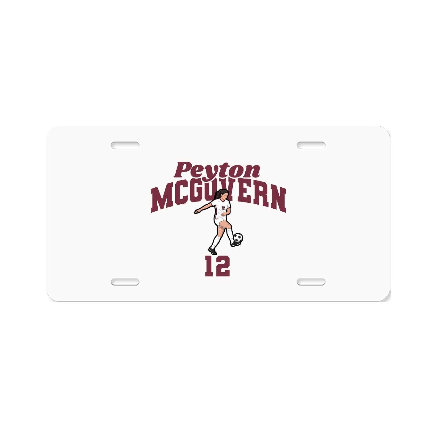 License Plate — Signature Arch in Classic