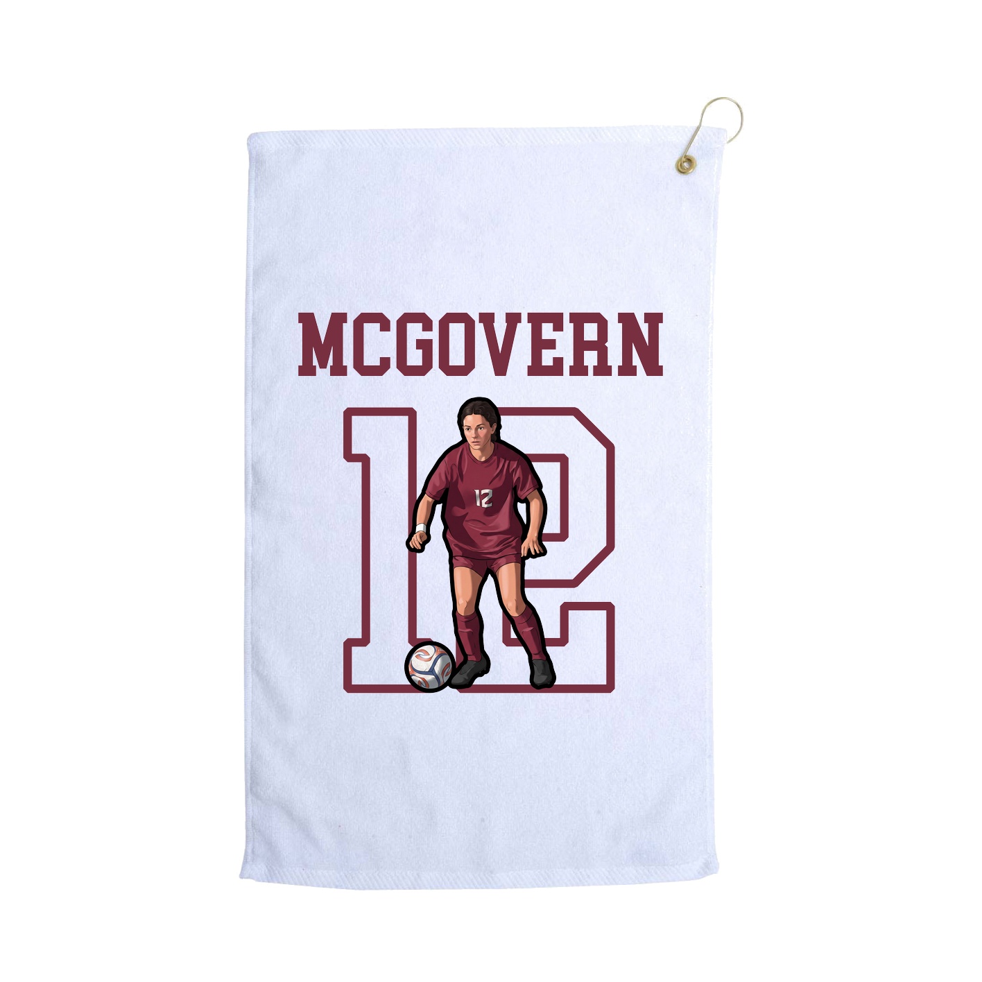 Golf Towel — Shirsey in White