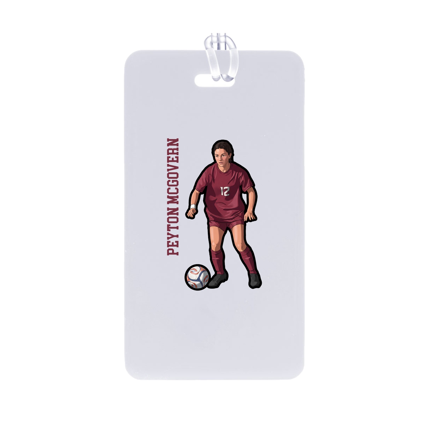 Bag Tag — Name Vertical in Classic