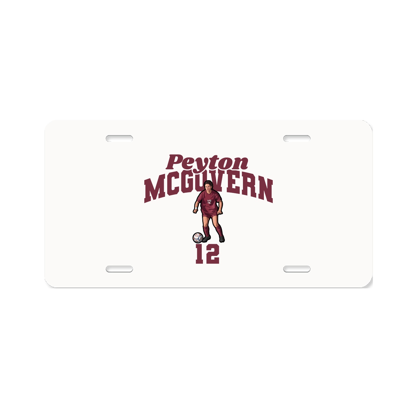 License Plate — Signature Arch in Classic
