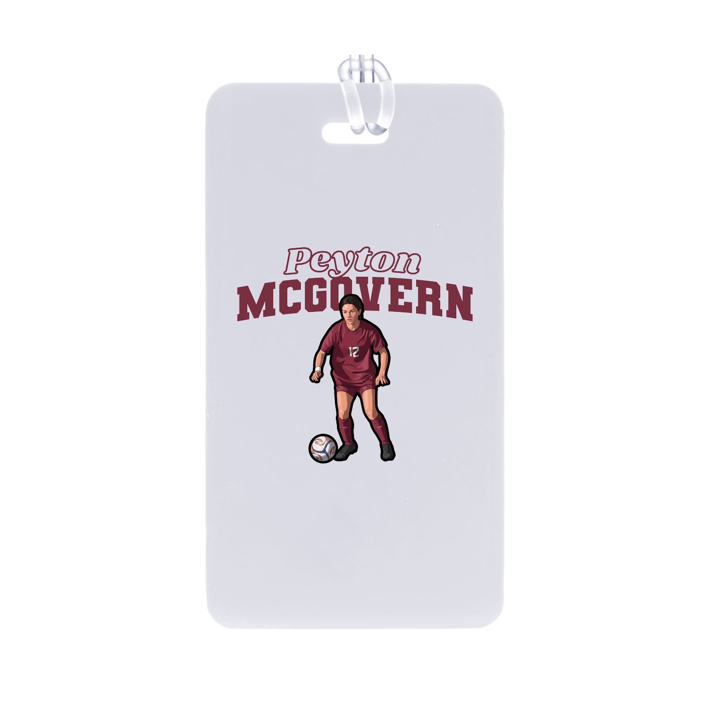 Bag Tag — Name Arch in Classic