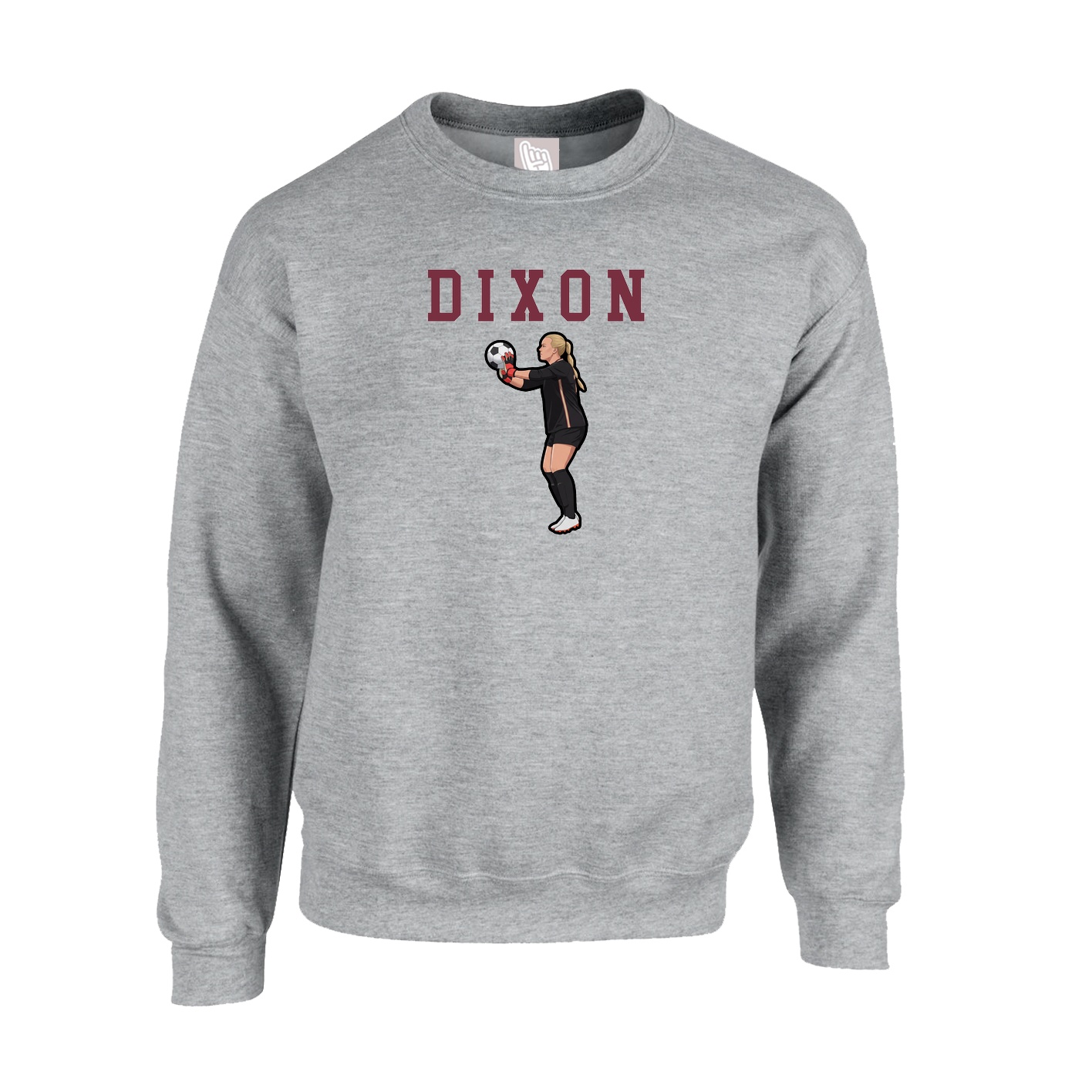 Fleece Crew — Shirsey in Grey
