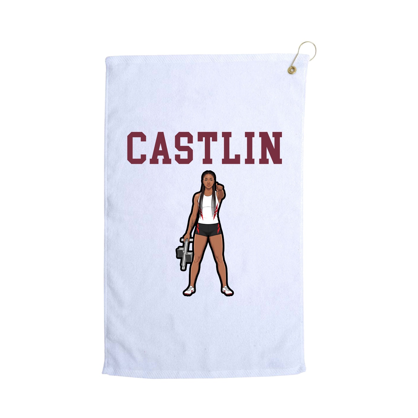 Golf Towel — Shirsey in White