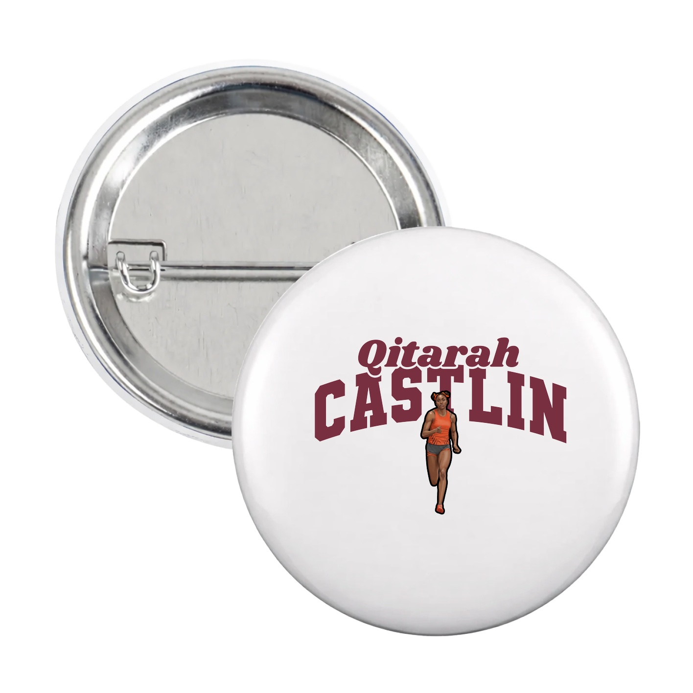 Game Day Button — Signature Arch in White