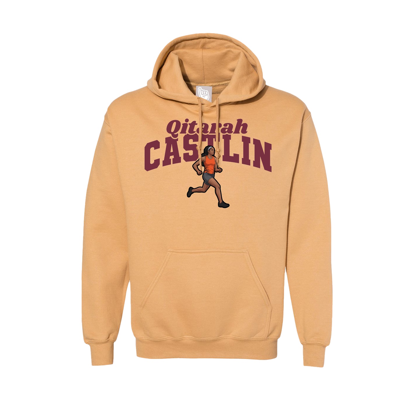 Hoodie — Signature Arch in Vegas Gold