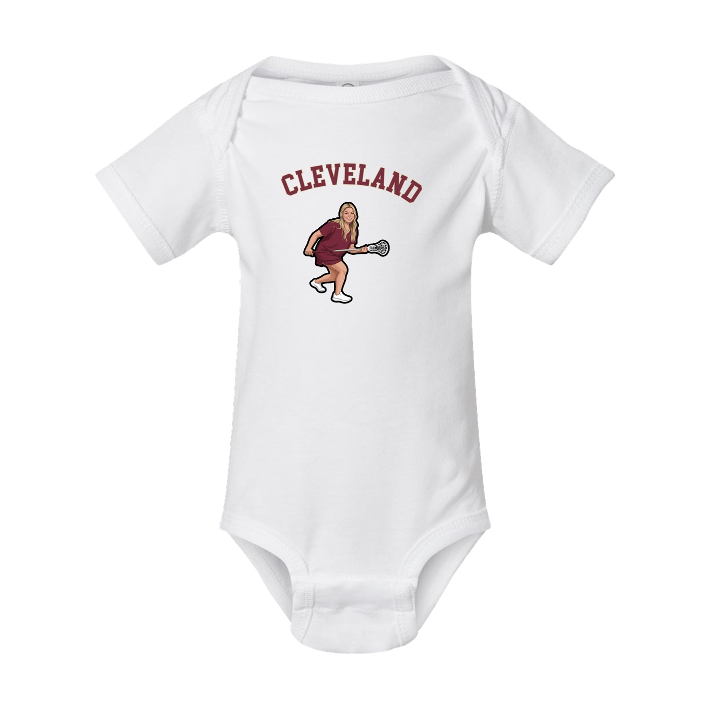 Baby Onesie — Shirsey Arch in White