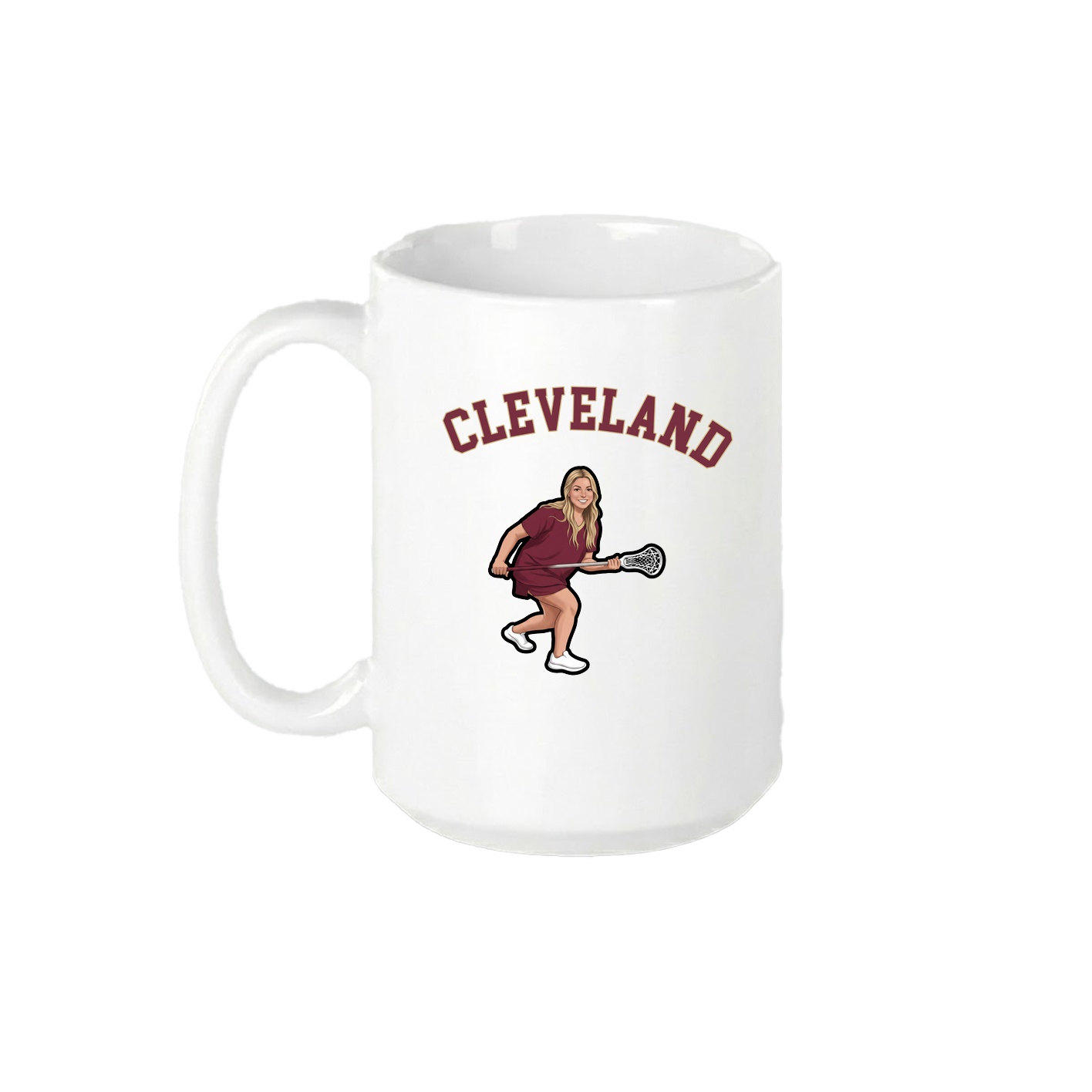 15oz Coffee Mug — Shirsey Arch in White
