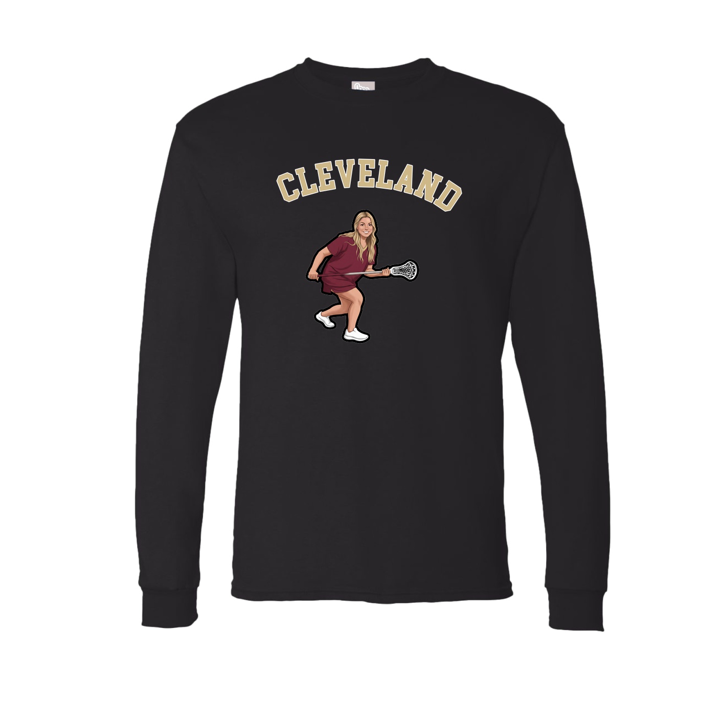 Long Sleeve Tee — Shirsey Arch in Black