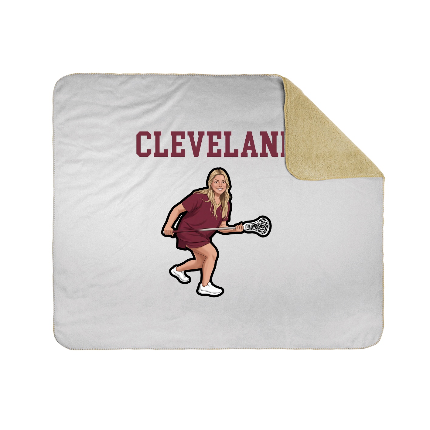 Throw Blanket — Shirsey in White