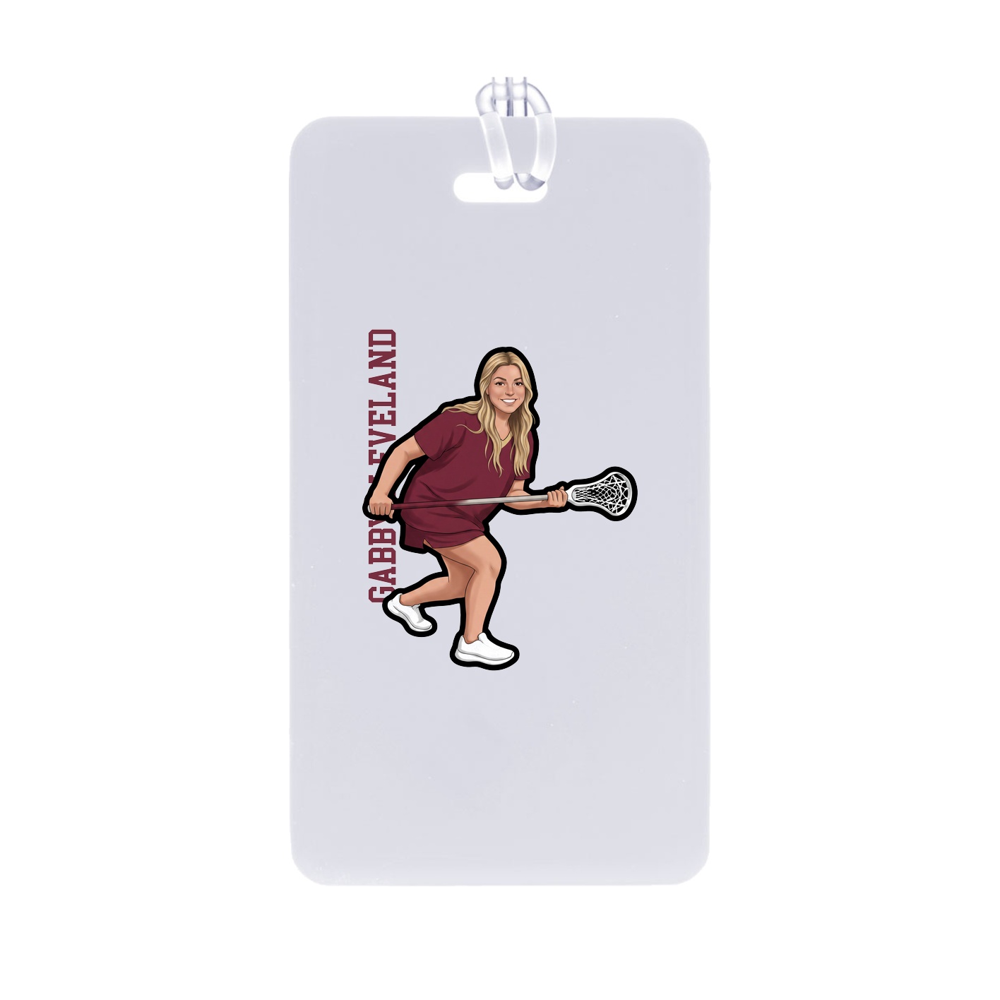 Bag Tag — Name Vertical in Classic