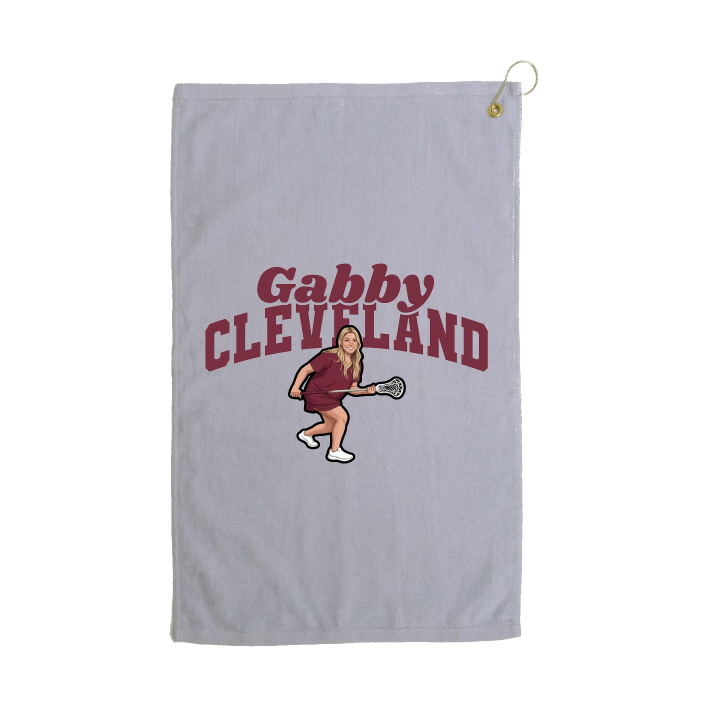 Golf Towel — Signature Arch in Grey