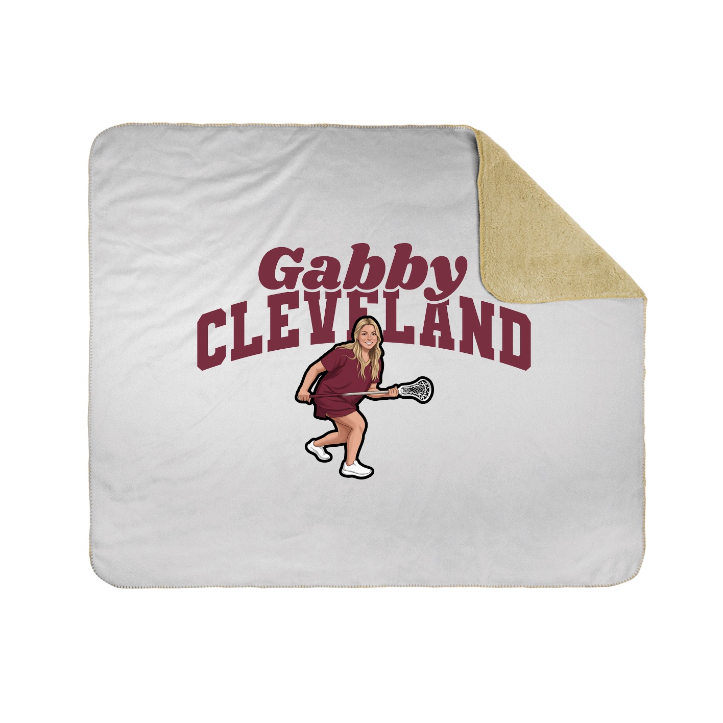 Throw Blanket — Signature Arch in White