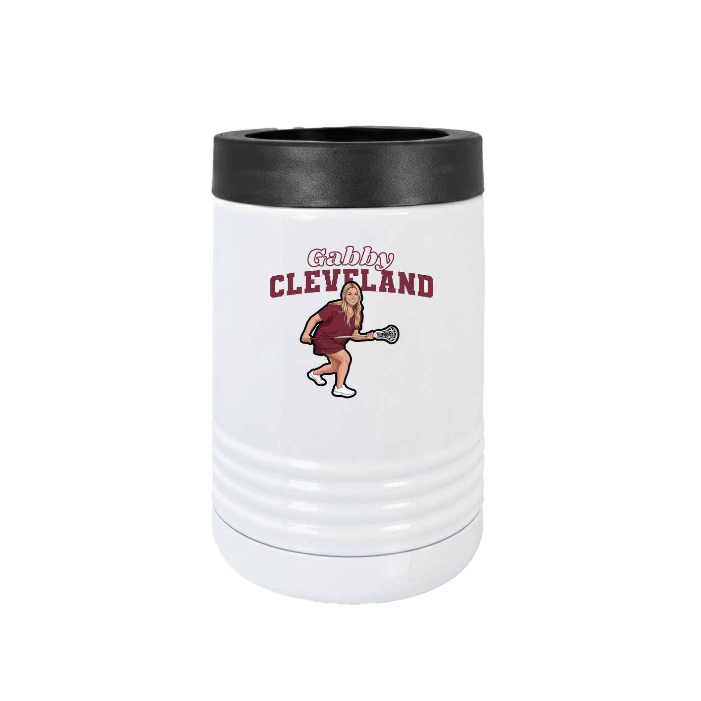 Beverage Holder — Name Arch in White