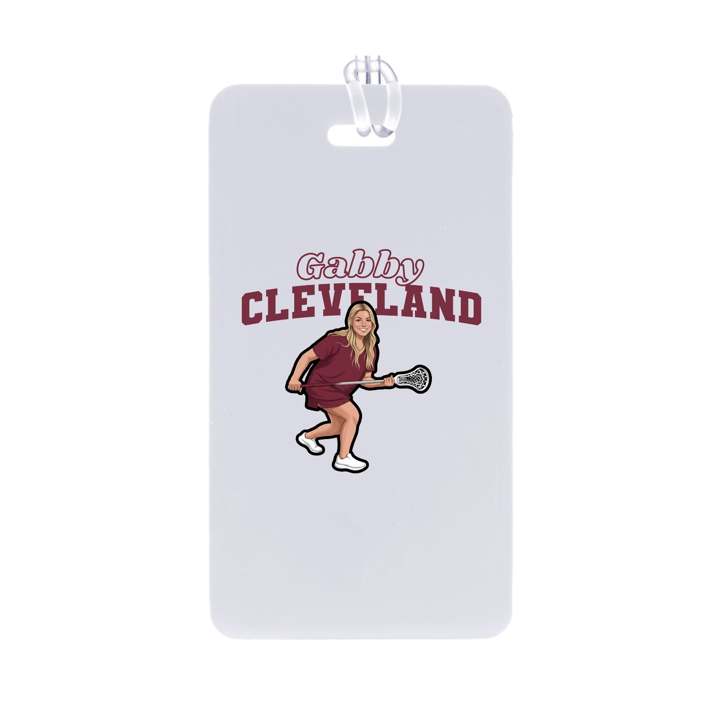 Bag Tag — Name Arch in Classic