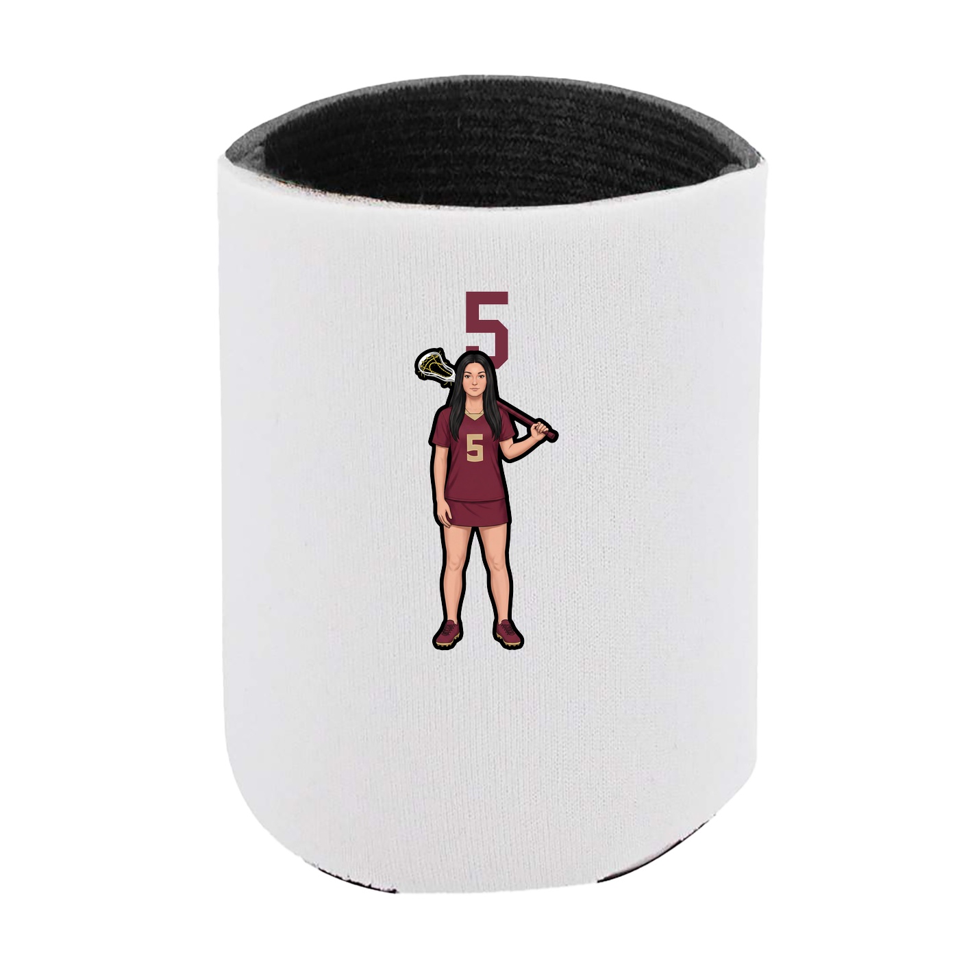 Can Holder — Number Top in White