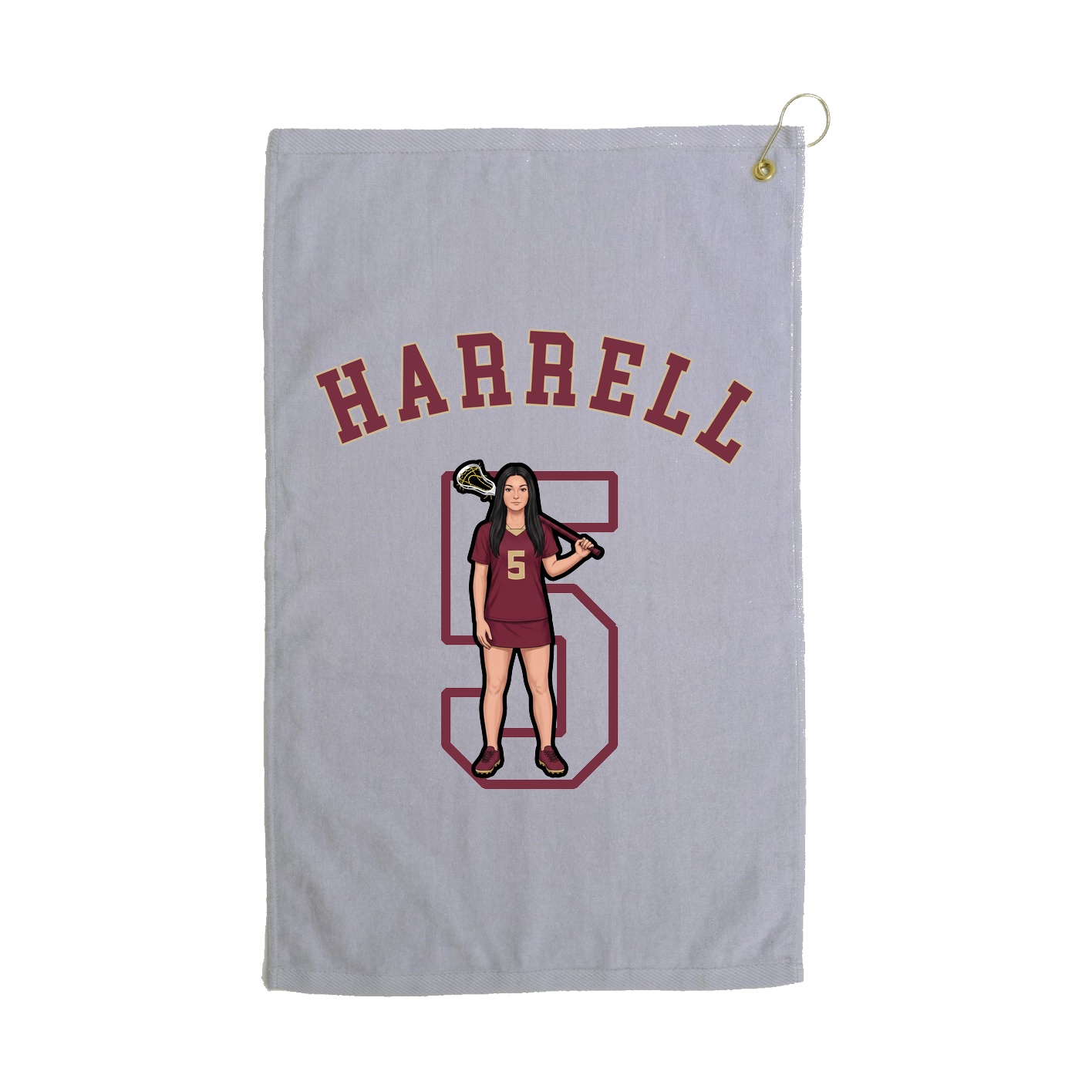 Golf Towel — Shirsey Arch in Grey