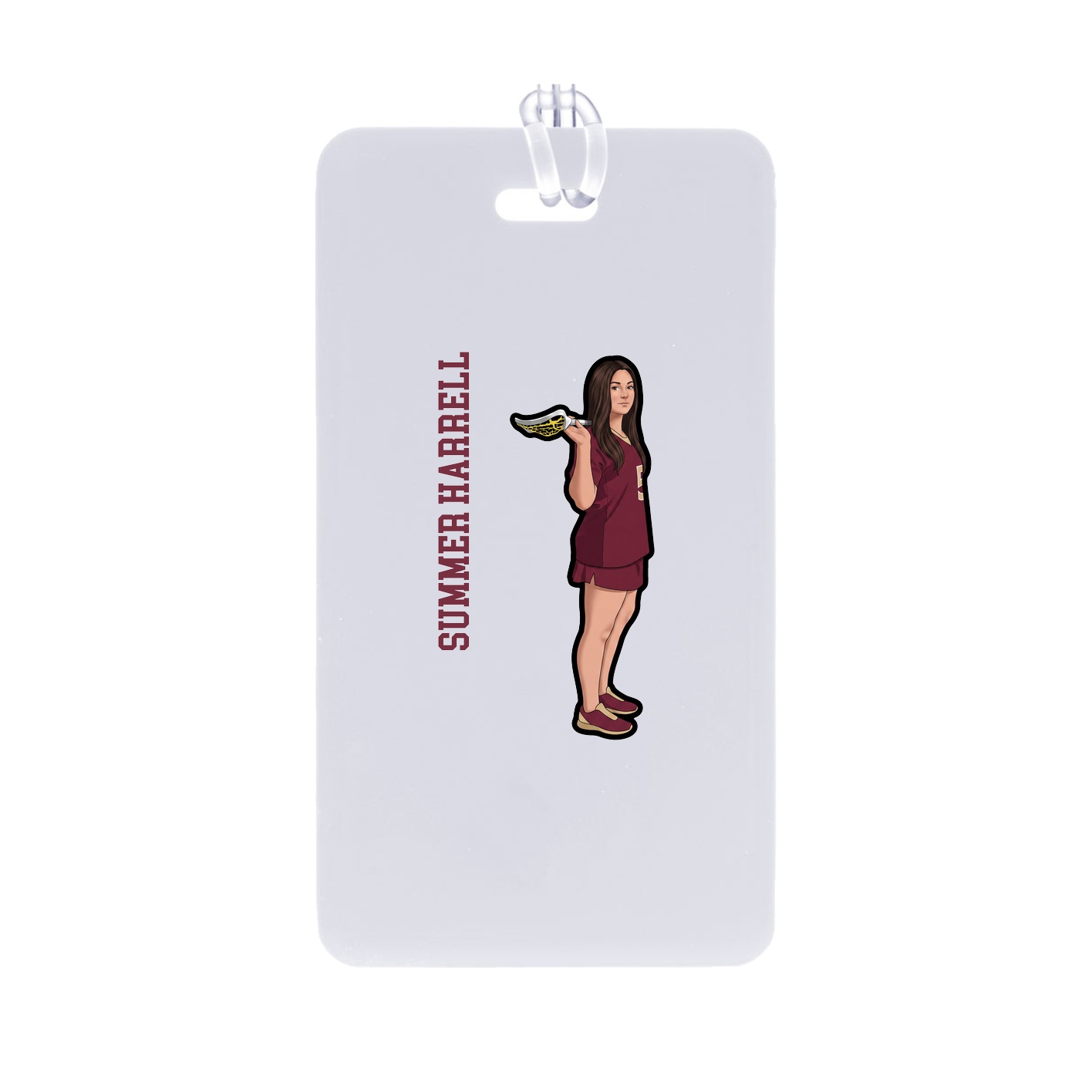 Bag Tag — Name Vertical in Classic