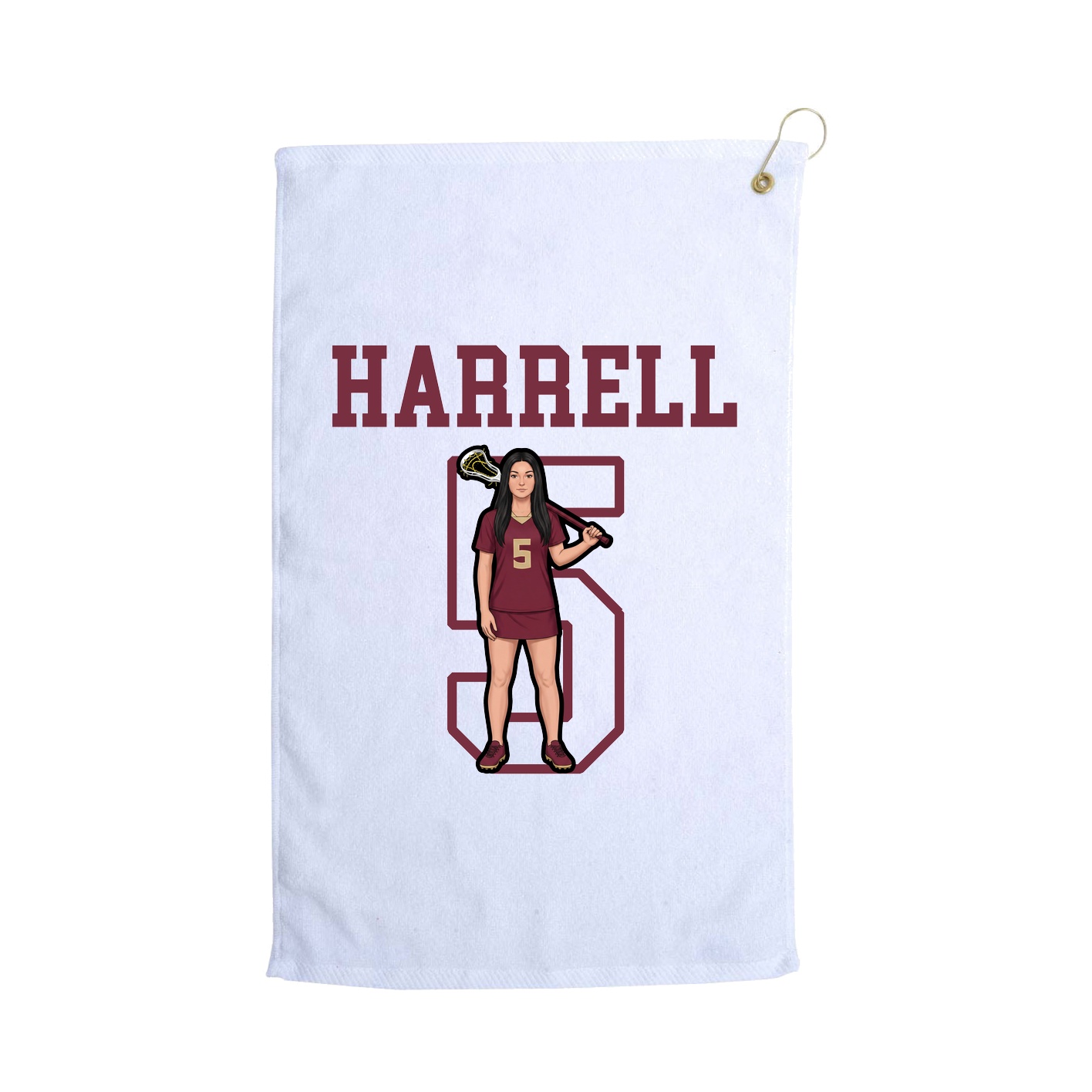 Golf Towel — Shirsey in White