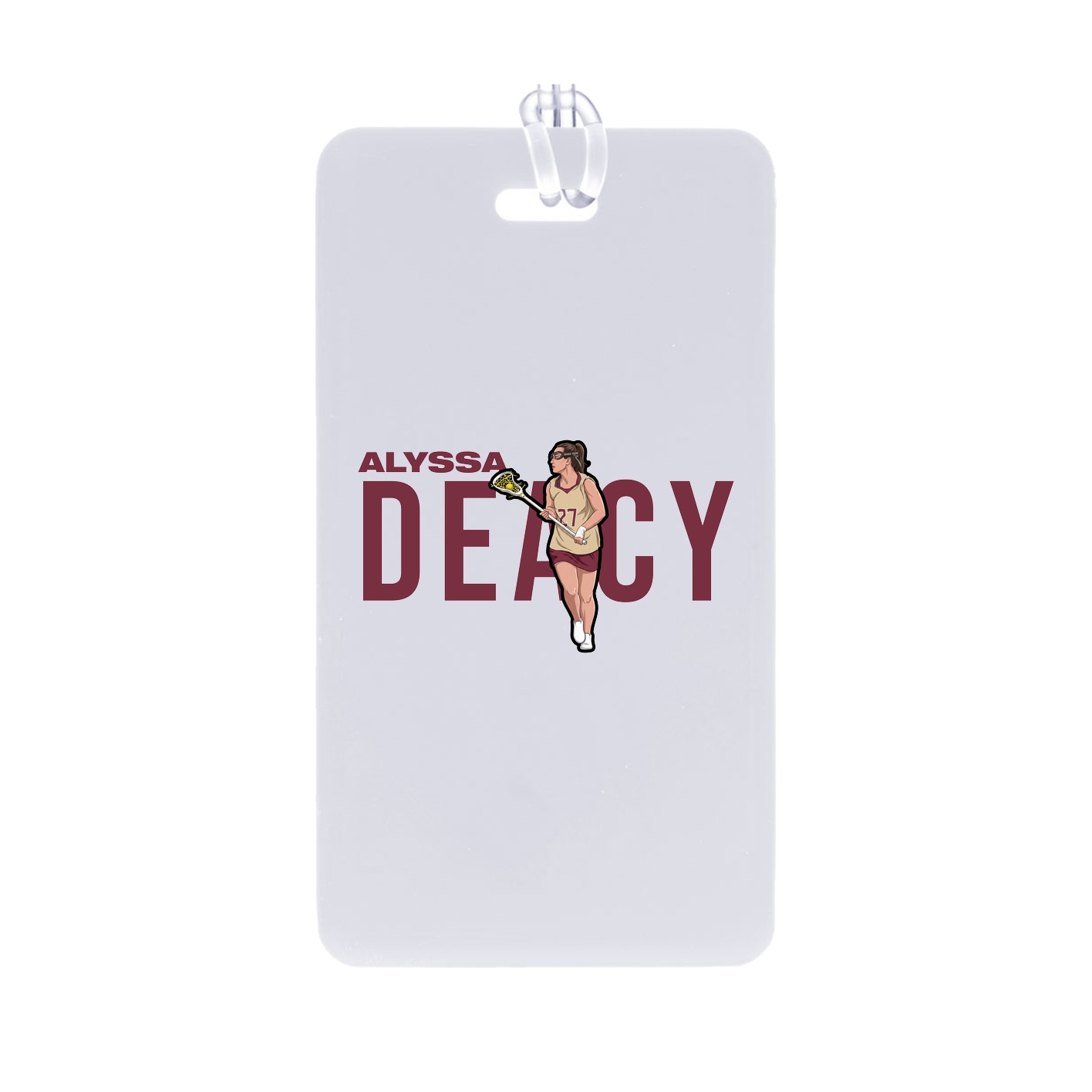 Bag Tag — Player Name in Classic