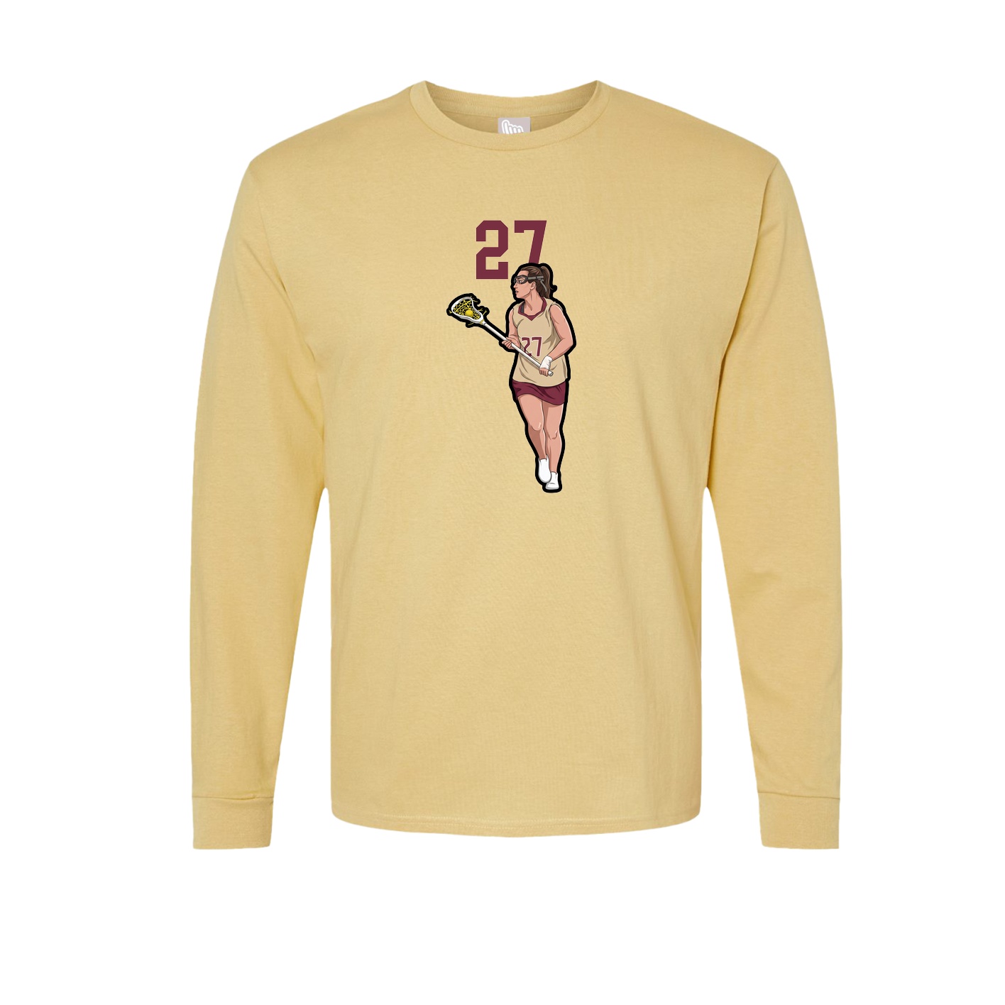 Long Sleeve Tee — Number Top in Vegas Gold