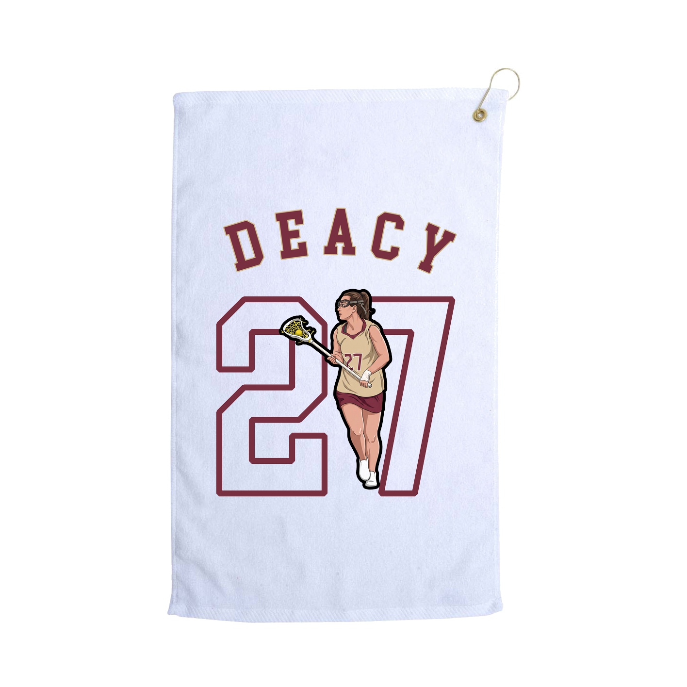 Golf Towel — Shirsey Arch in White