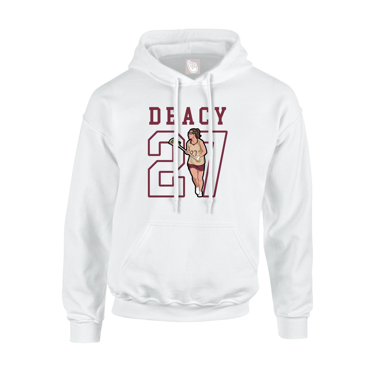 Youth Hoodie — Shirsey in White