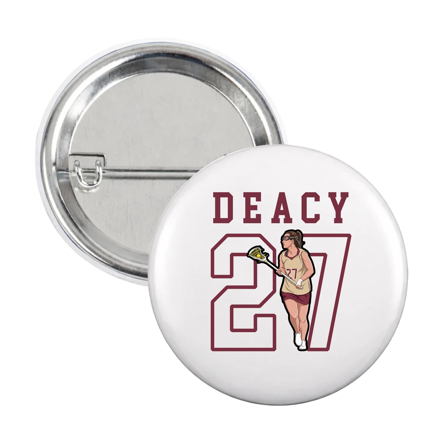 Game Day Button — Shirsey in White