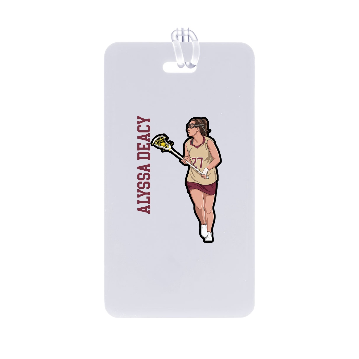 Bag Tag — Name Vertical in Classic