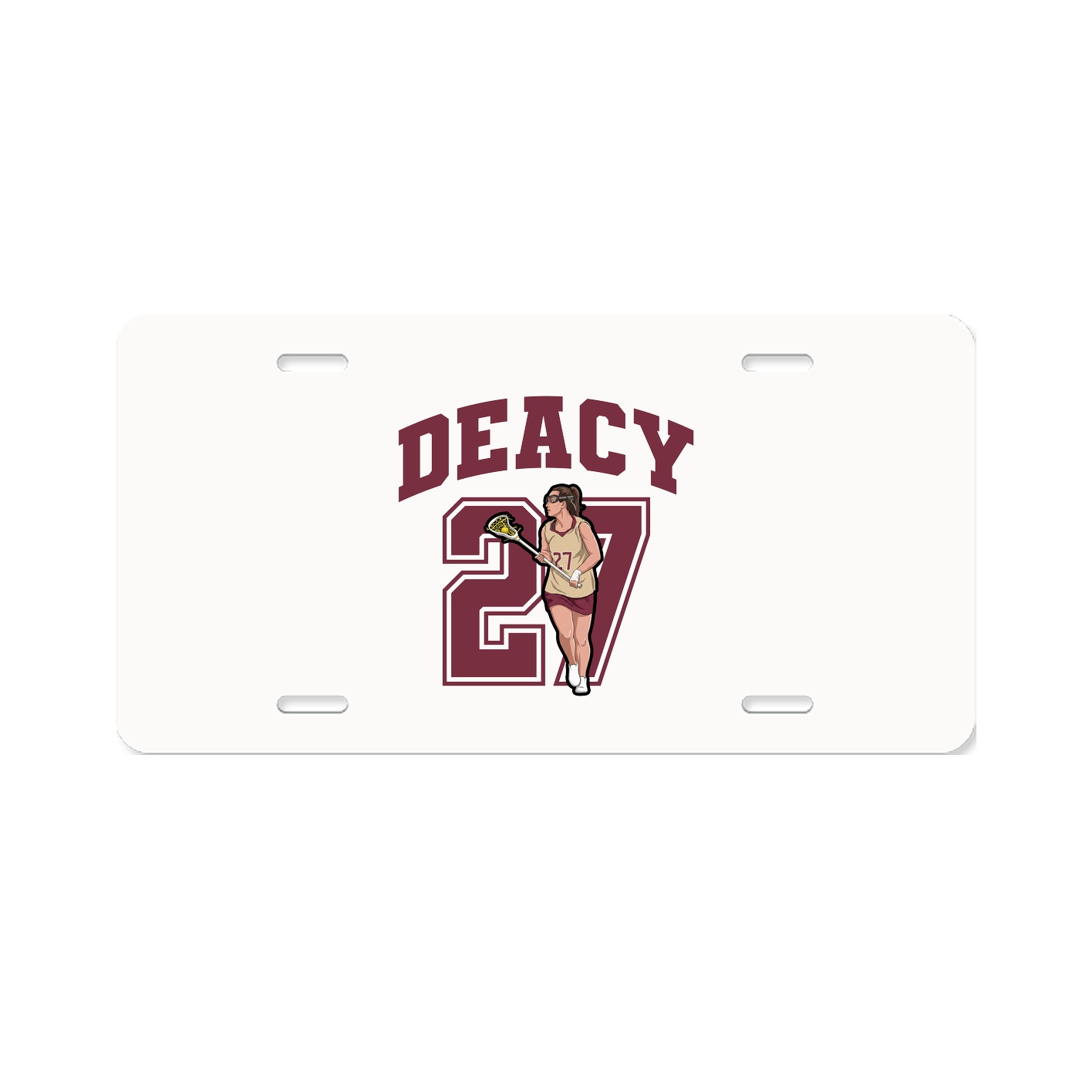 License Plate — Number in Classic
