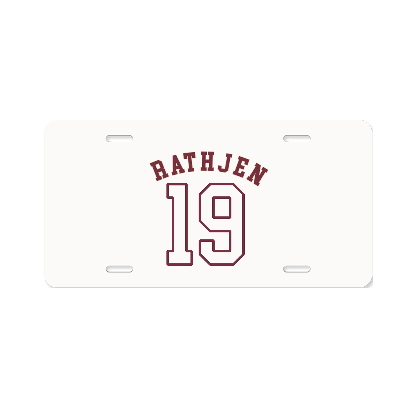 License Plate — Shirsey Arch in Classic