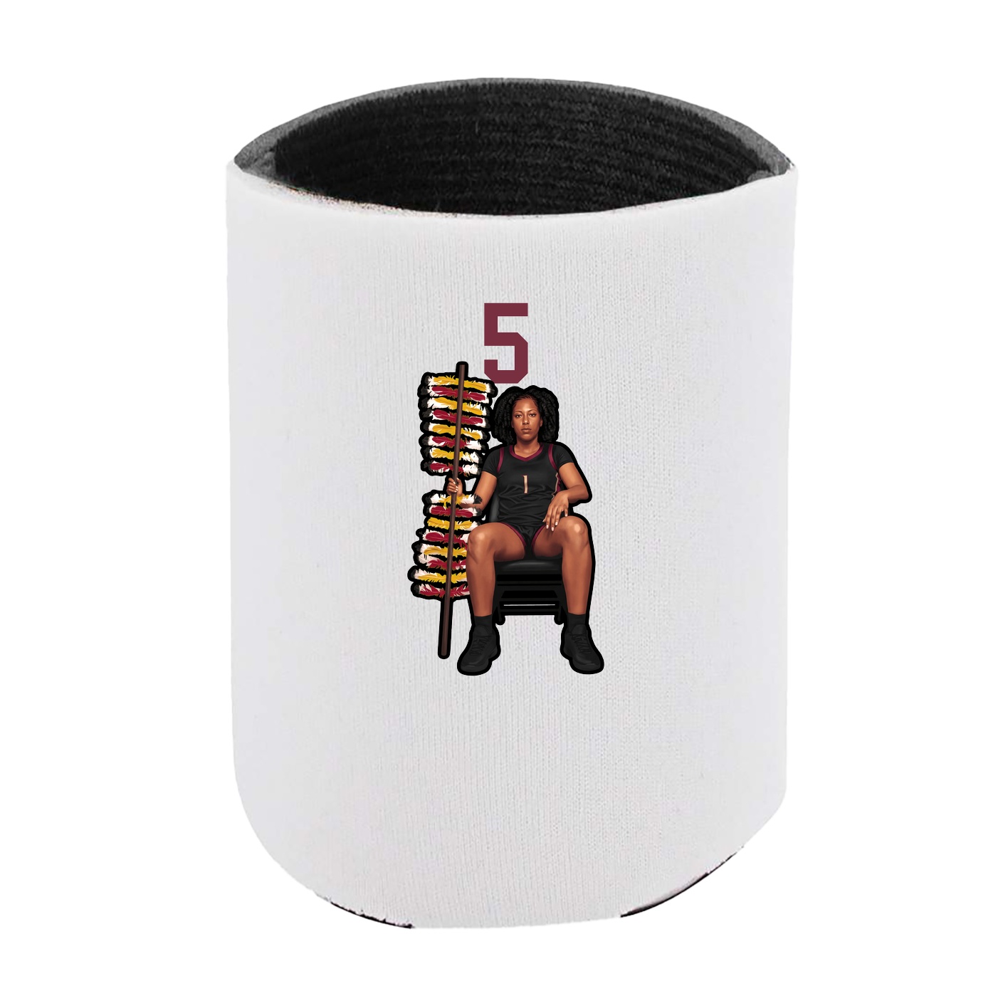 Can Holder — Number Top in White