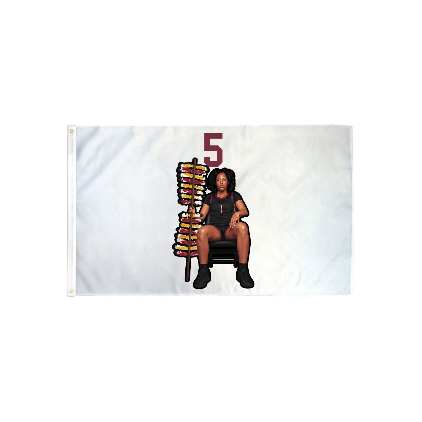 3x5 Flag — Number Top in Classic