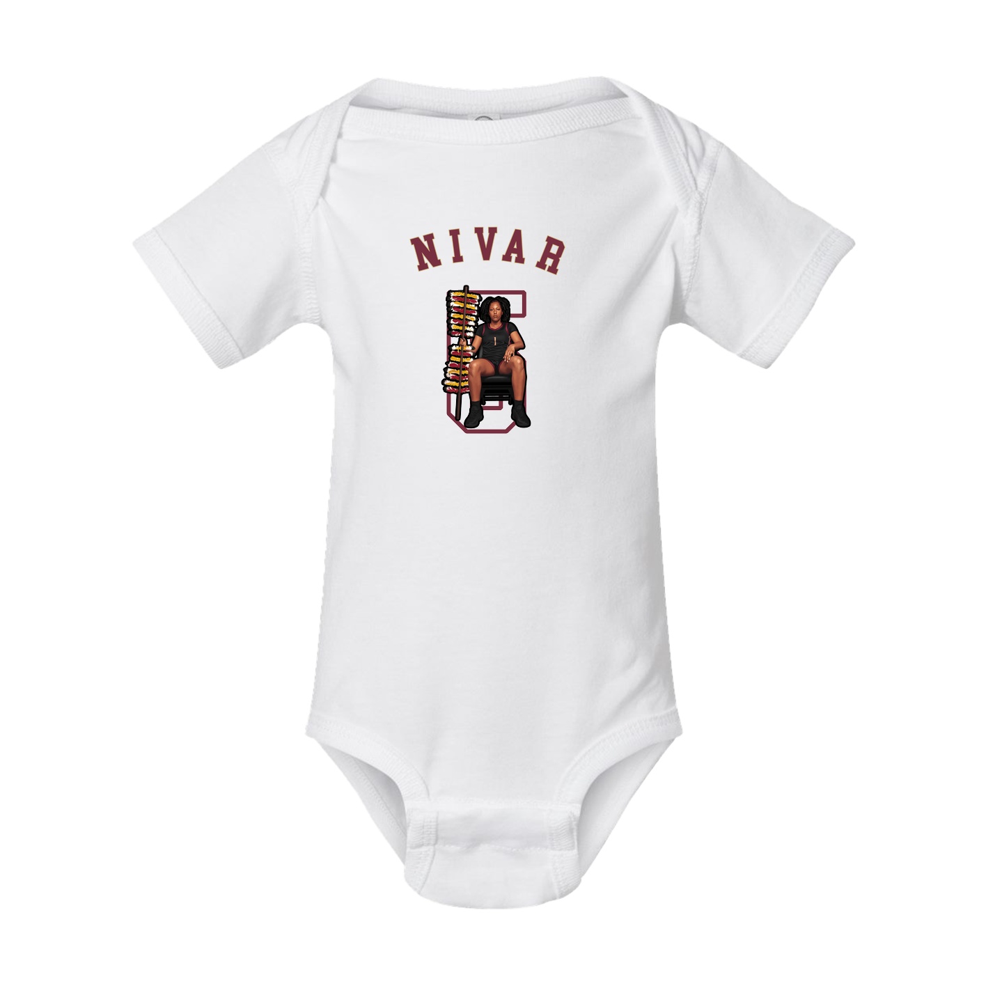 Baby Onesie — Shirsey Arch in White