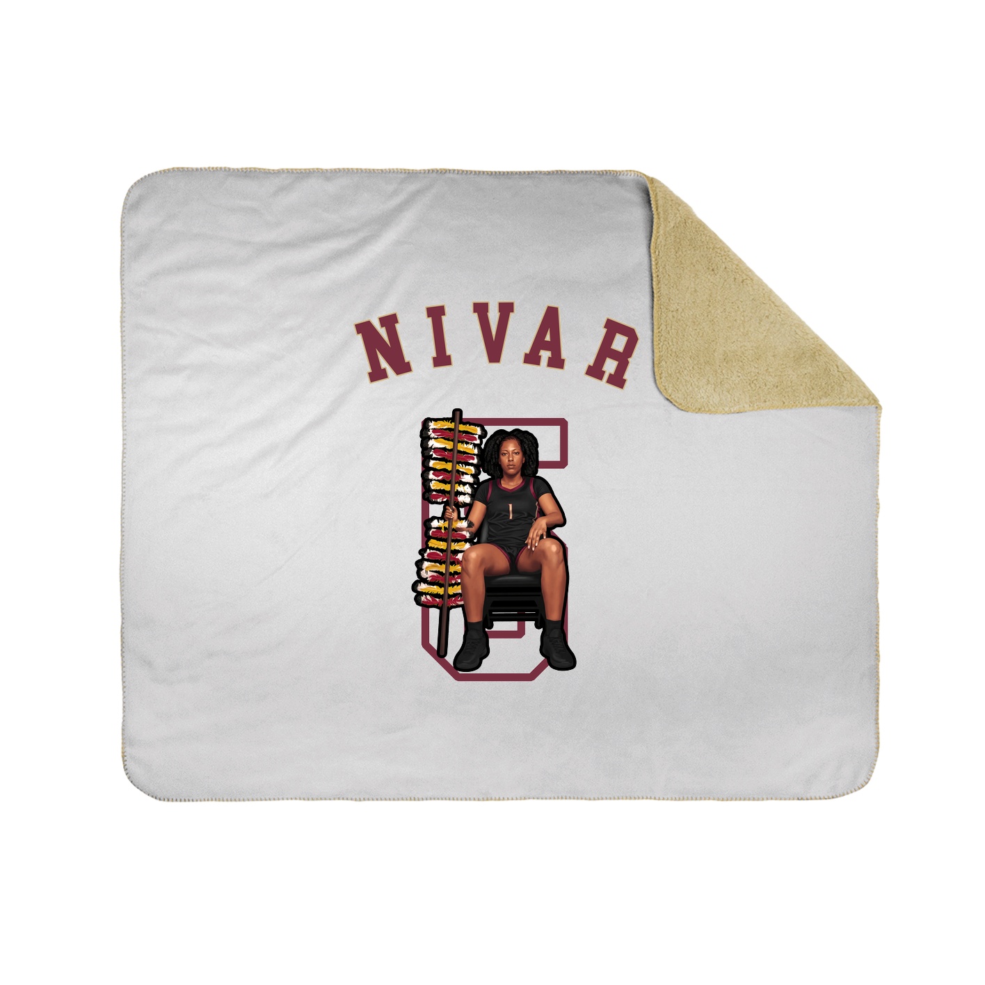 Throw Blanket — Shirsey Arch in White