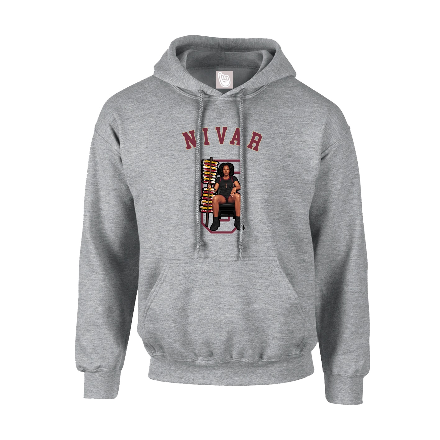 Hoodie — Shirsey Arch in Grey