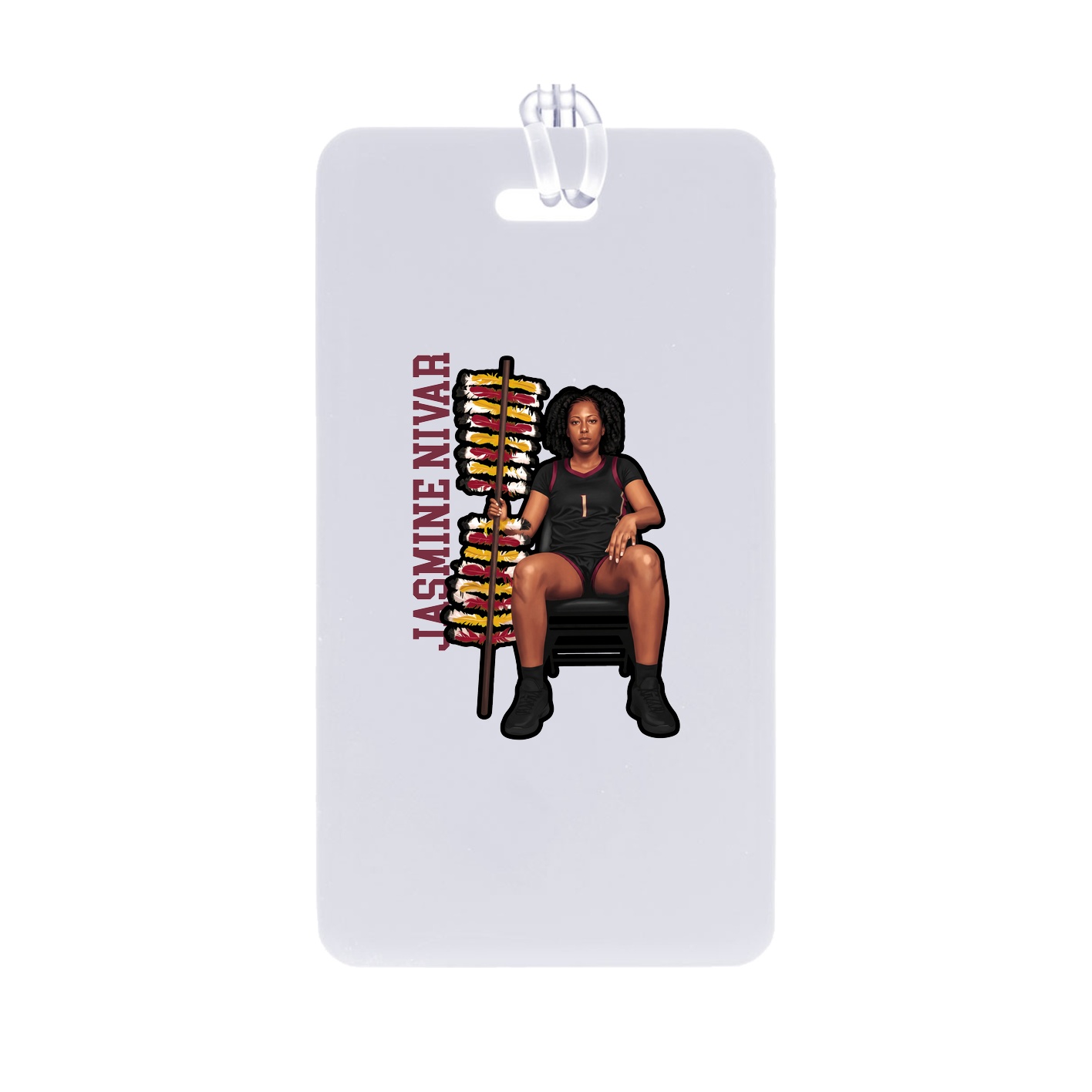 Bag Tag — Name Vertical in Classic