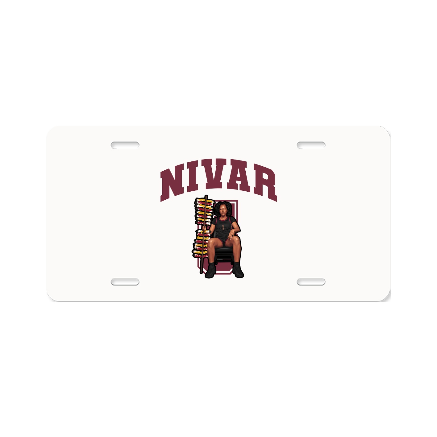 License Plate — Number in Classic