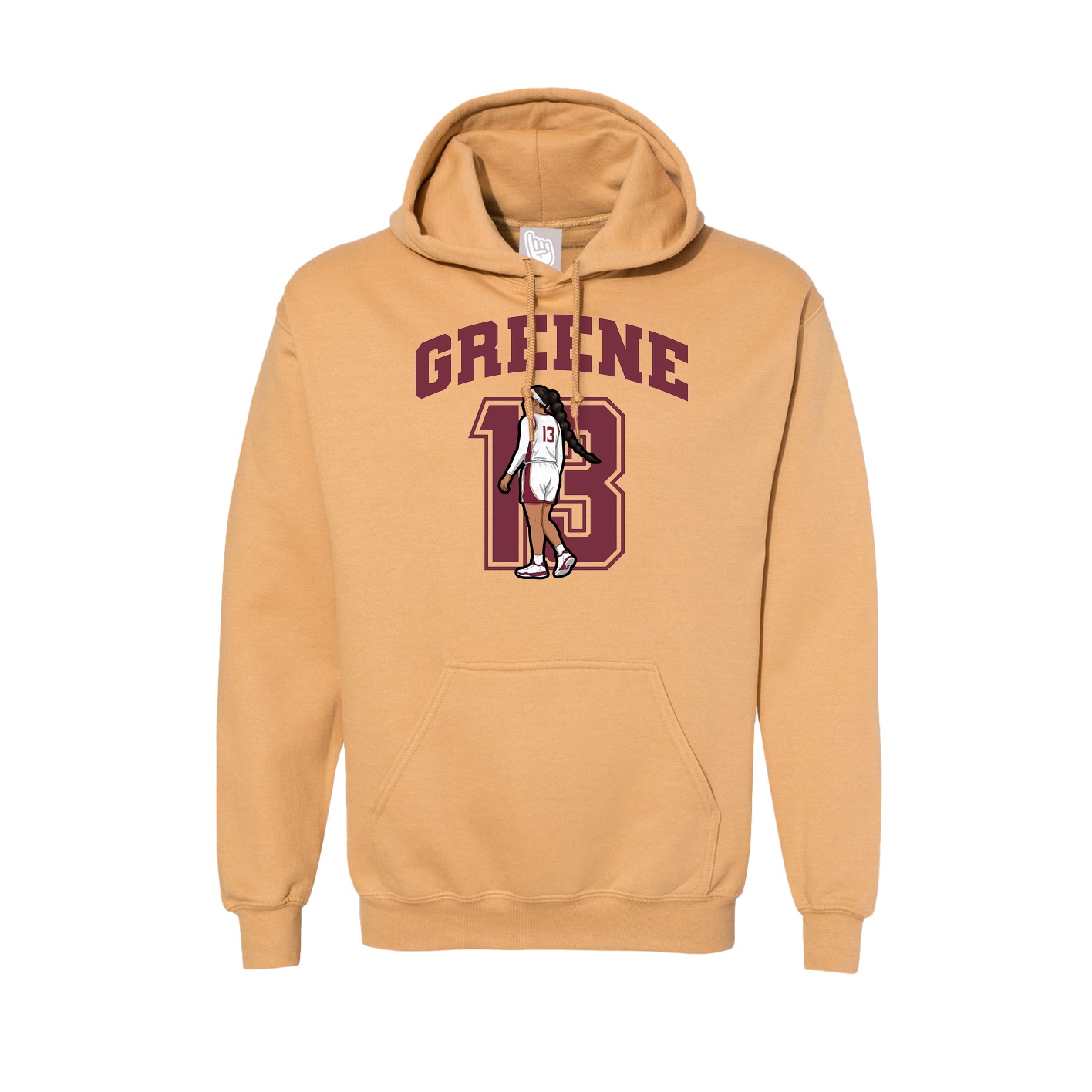 Hoodie — Number in Vegas Gold