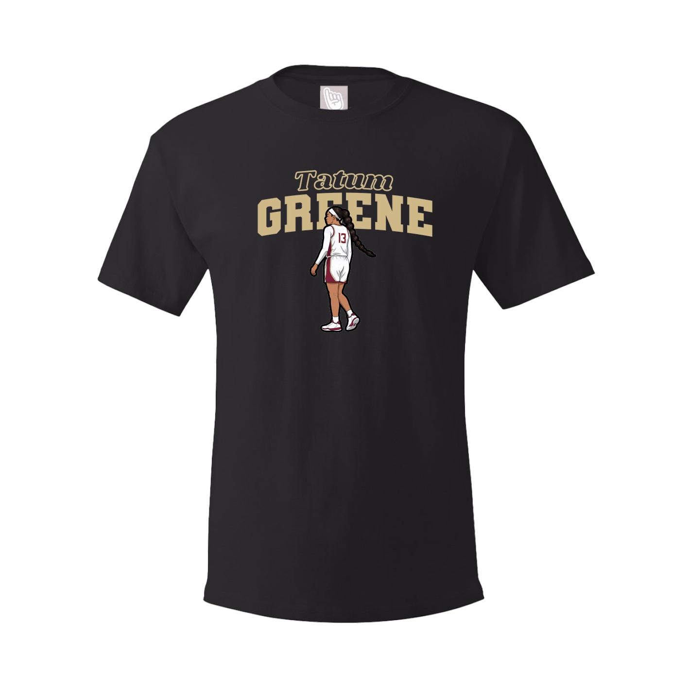 Youth Tee — Name Arch in Black
