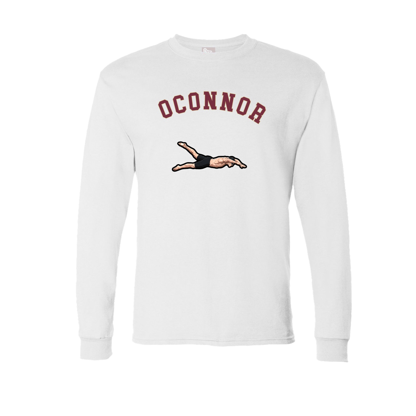 Long Sleeve Tee — Shirsey Arch in White