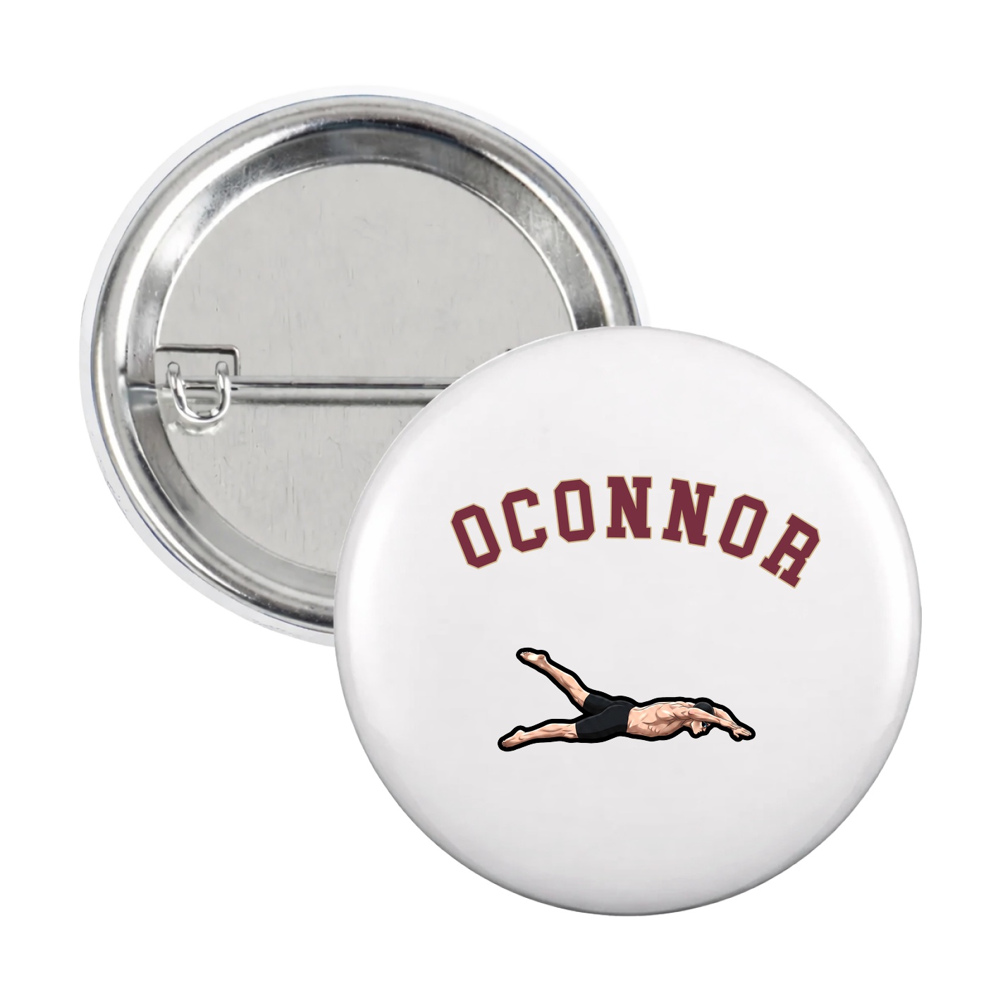 Game Day Button — Shirsey Arch in White
