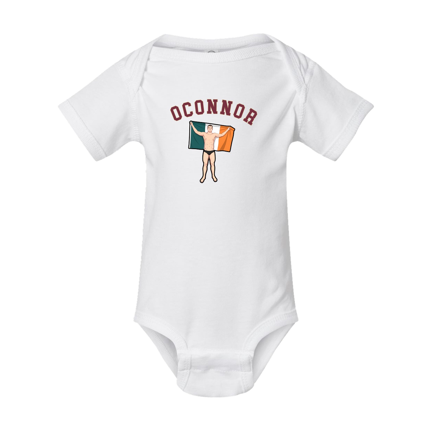Baby Onesie — Shirsey Arch in White